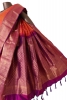 Traditional Contrast Wedding South Silk Saree